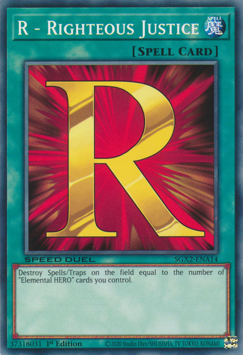 R - Righteous Justice [SGX2-ENA14] Common | Card Merchant Takapuna