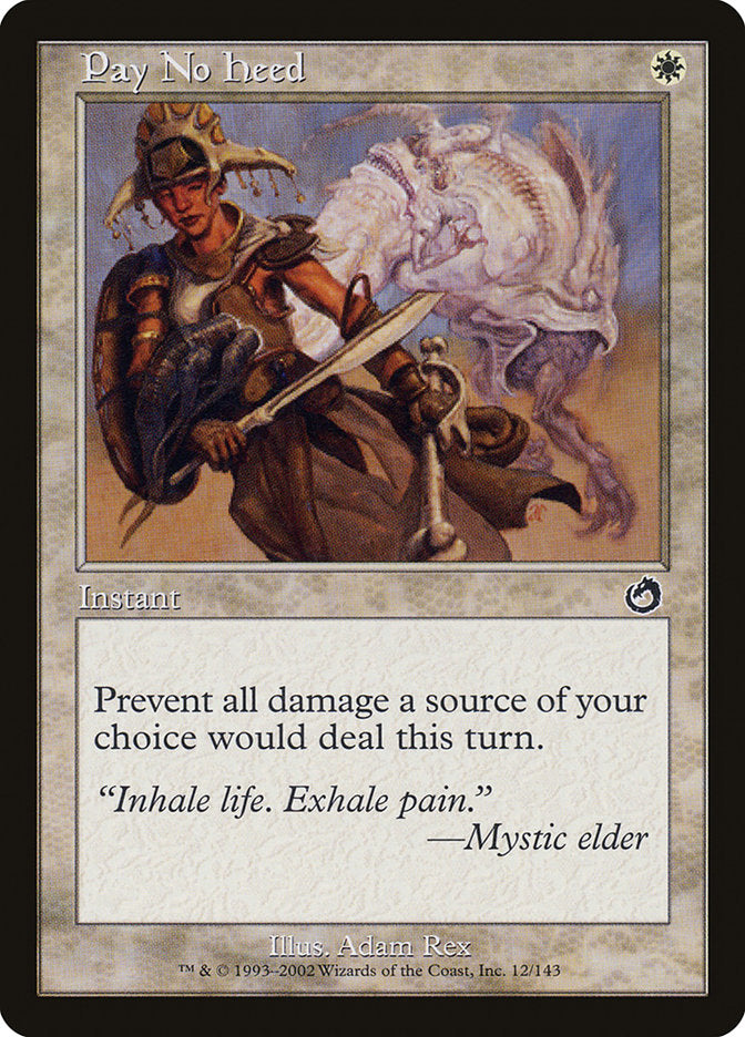 Pay No Heed [Torment] | Card Merchant Takapuna