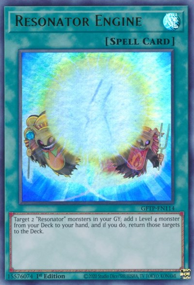 Resonator Engine [GFTP-EN114] Ultra Rare | Card Merchant Takapuna