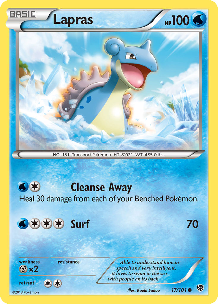 Lapras (17/101) [Black & White: Plasma Blast] | Card Merchant Takapuna
