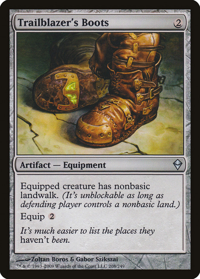 Trailblazer's Boots [Zendikar] | Card Merchant Takapuna