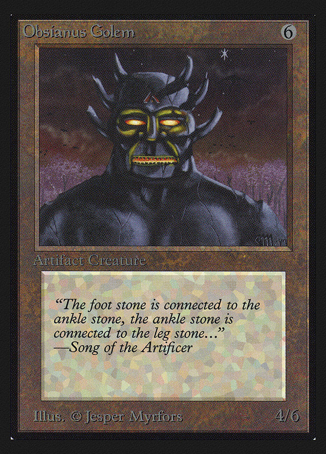 Obsianus Golem [International Collectors' Edition] | Card Merchant Takapuna