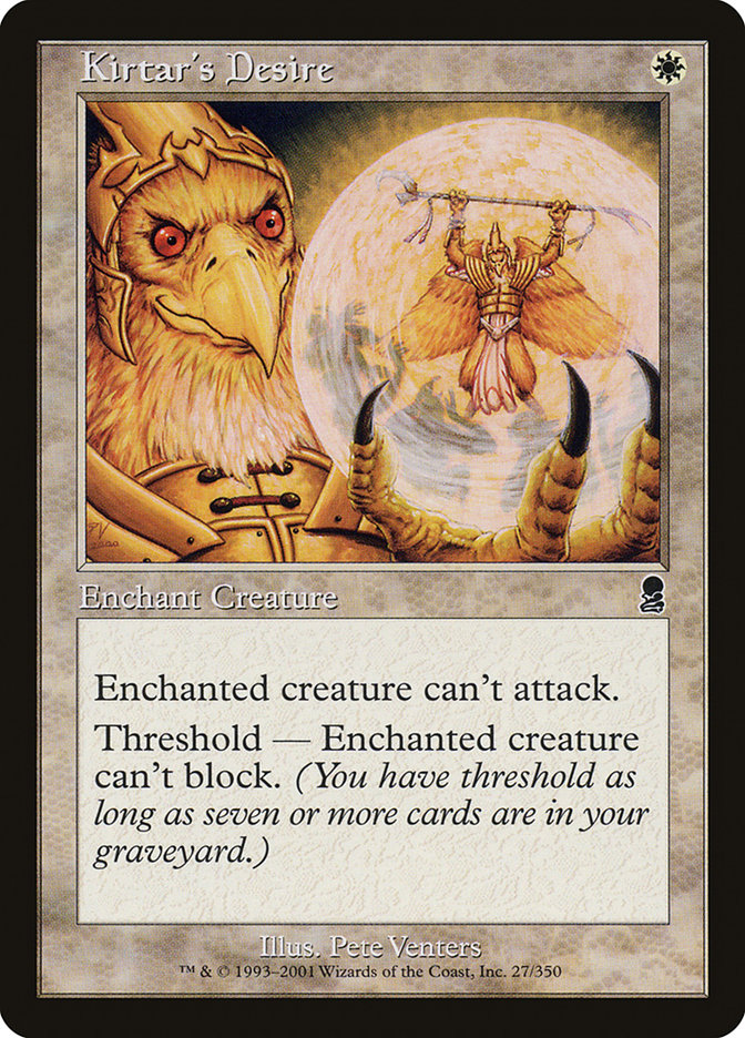 Kirtar's Desire [Odyssey] | Card Merchant Takapuna