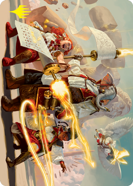 Lorehold Command Art Card (Gold-Stamped Signature) [Strixhaven: School of Mages Art Series] | Card Merchant Takapuna