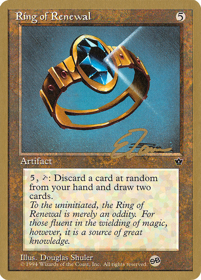 Ring of Renewal (Eric Tam) (SB) [Pro Tour Collector Set] | Card Merchant Takapuna