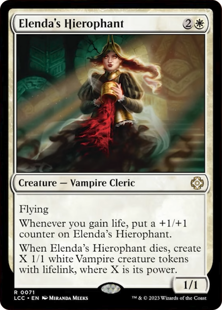 Elenda's Hierophant [The Lost Caverns of Ixalan Commander] | Card Merchant Takapuna