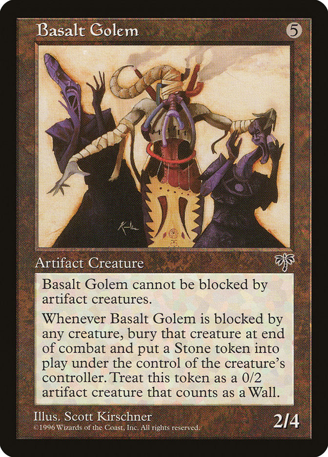 Basalt Golem [Mirage] | Card Merchant Takapuna
