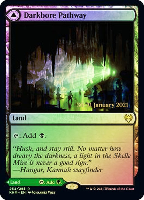 Darkbore Pathway // Slitherbore Pathway [Kaldheim Prerelease Promos] | Card Merchant Takapuna