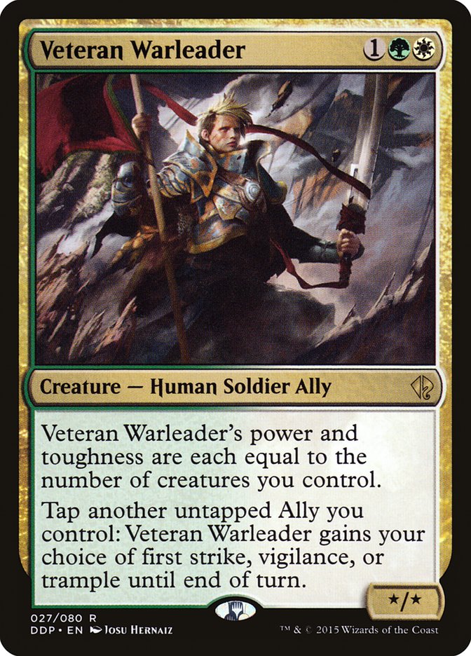 Veteran Warleader [Duel Decks: Zendikar vs. Eldrazi] | Card Merchant Takapuna