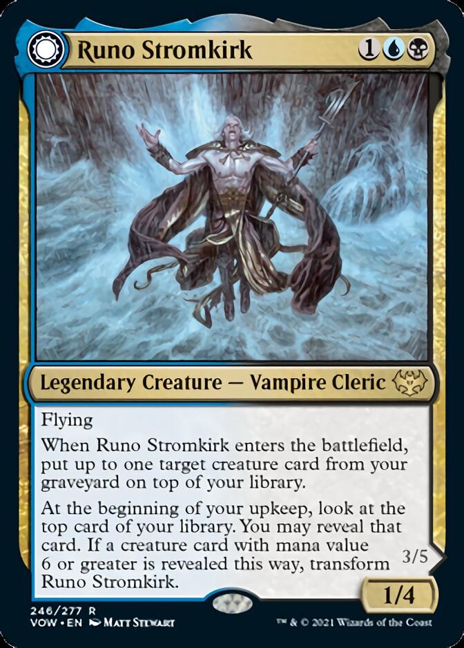 Runo Stromkirk // Krothuss, Lord of the Deep [Innistrad: Crimson Vow] | Card Merchant Takapuna