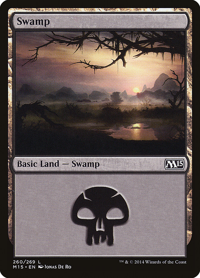 Swamp (260) [Magic 2015] | Card Merchant Takapuna