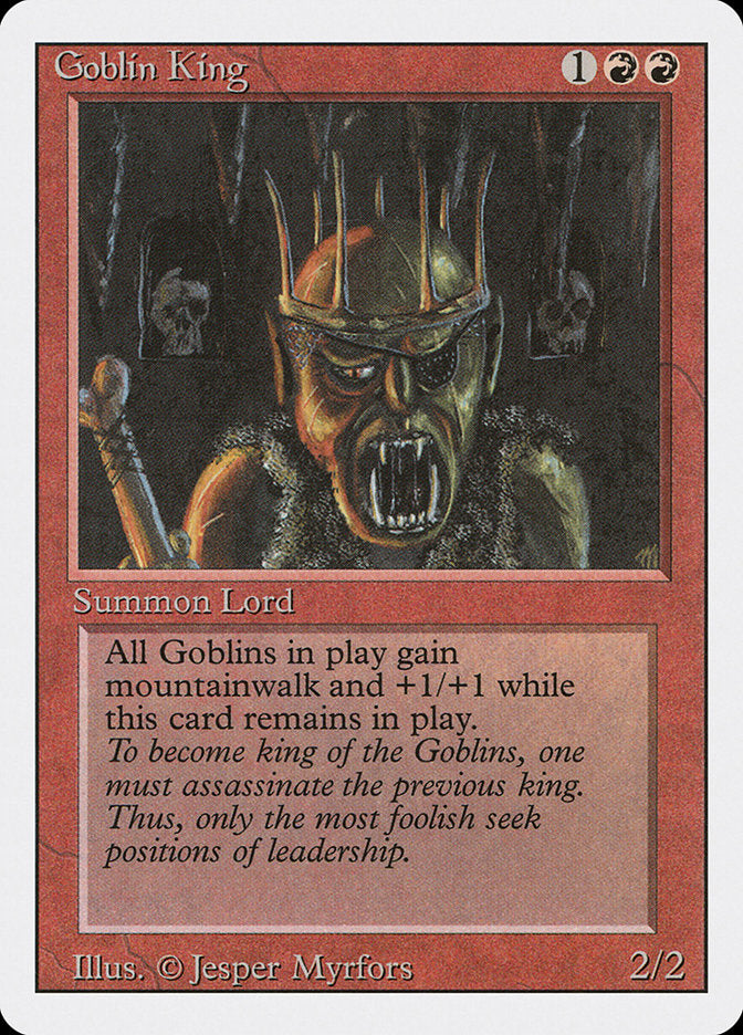 Goblin King [Revised Edition] | Card Merchant Takapuna
