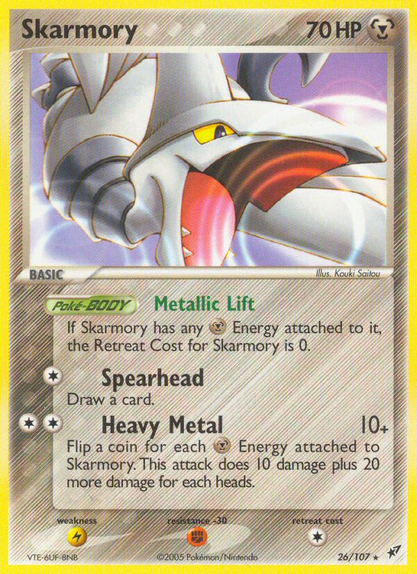 Skarmory (26/107) [EX: Deoxys] | Card Merchant Takapuna