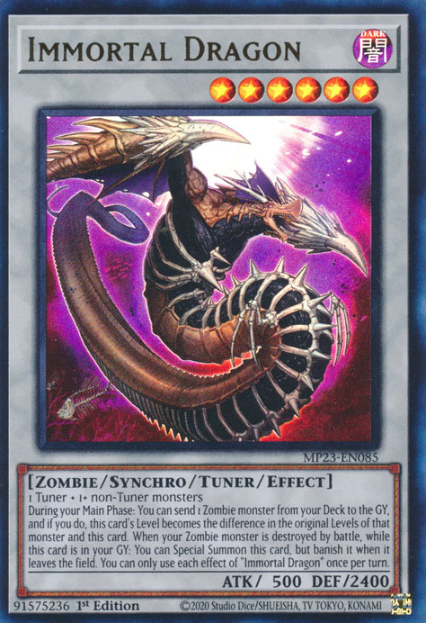Immortal Dragon [MP23-EN085] Ultra Rare | Card Merchant Takapuna