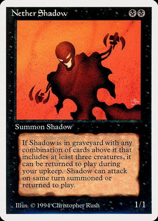 Nether Shadow [Summer Magic / Edgar] | Card Merchant Takapuna