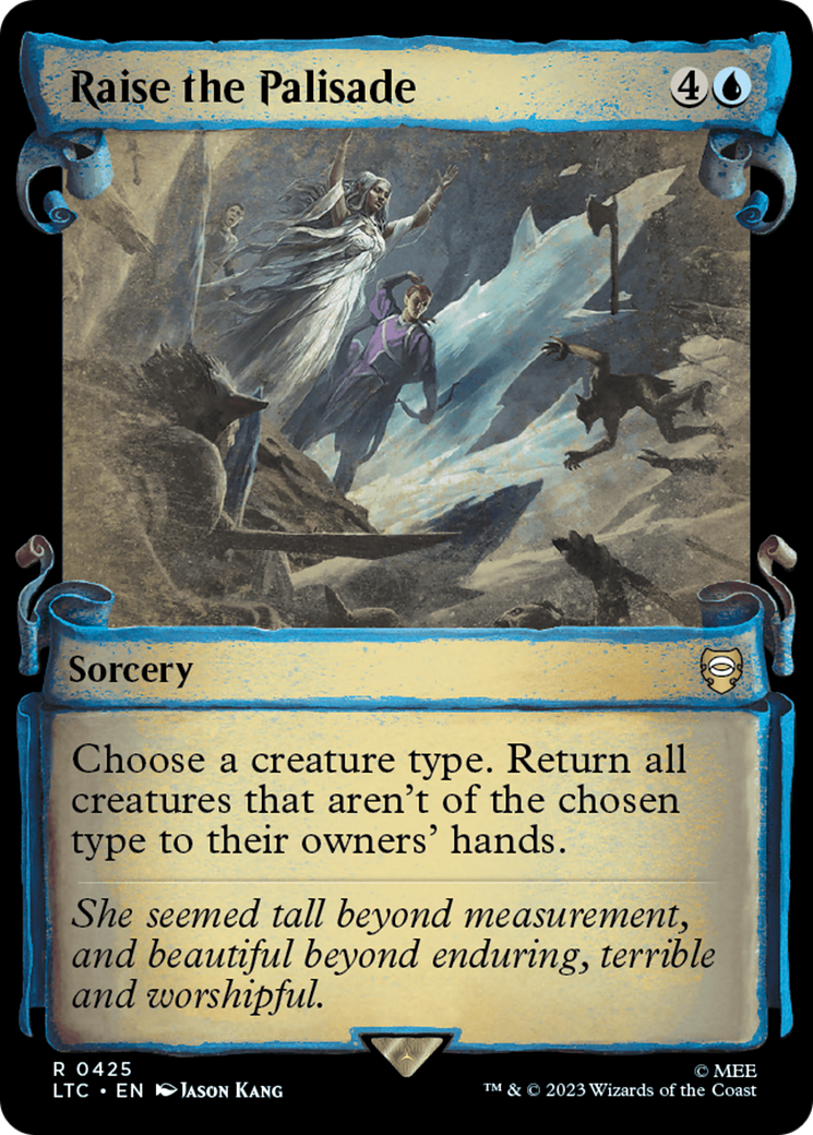 Raise the Palisade [The Lord of the Rings: Tales of Middle-Earth Commander Showcase Scrolls] | Card Merchant Takapuna