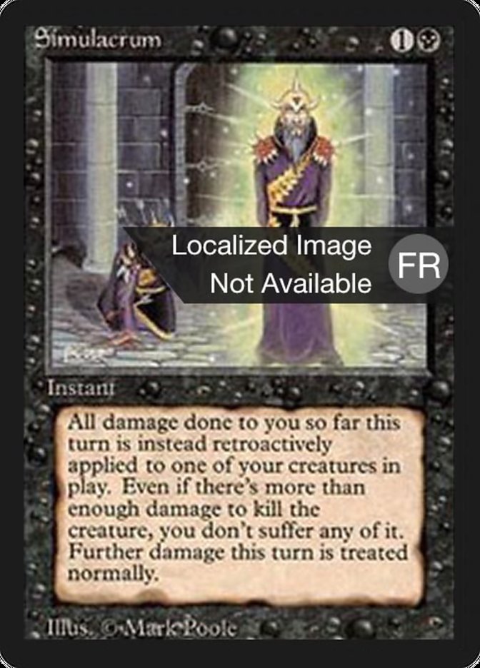 Simulacrum [Foreign Black Border] | Card Merchant Takapuna