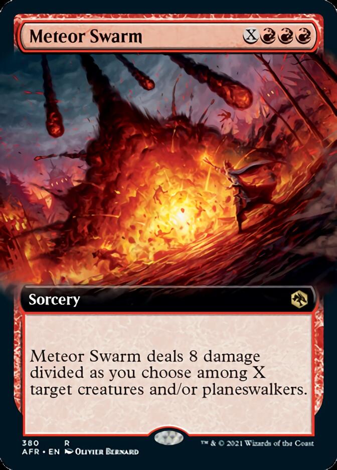Meteor Swarm (Extended Art) [Dungeons & Dragons: Adventures in the Forgotten Realms] | Card Merchant Takapuna