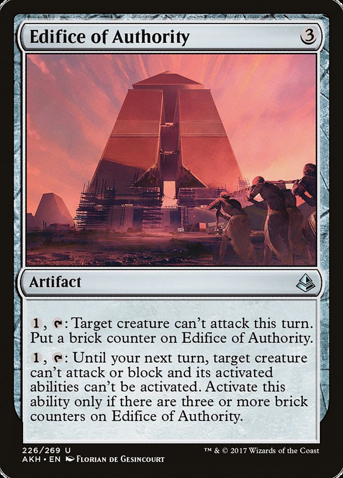 Edifice of Authority [Amonkhet] | Card Merchant Takapuna