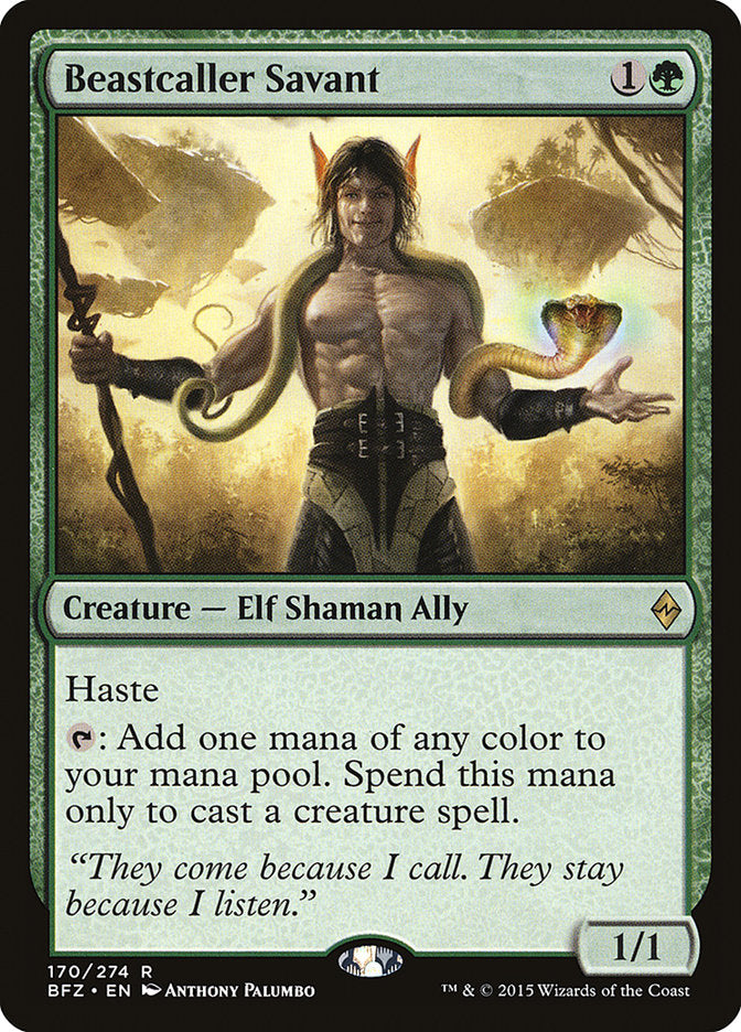 Beastcaller Savant [Battle for Zendikar] | Card Merchant Takapuna