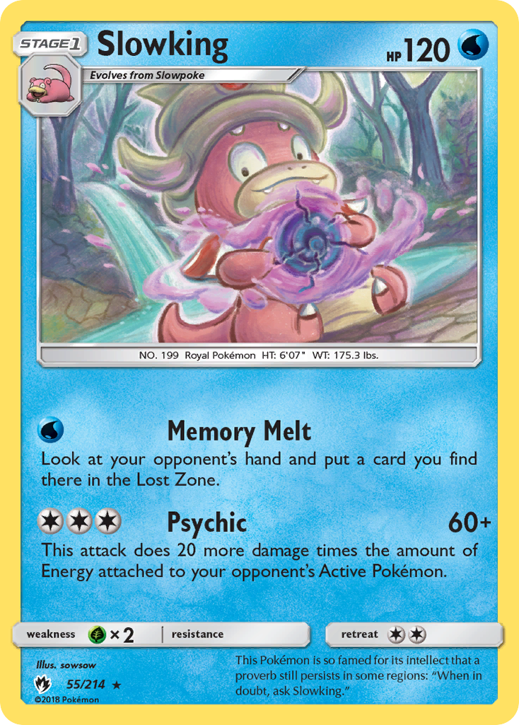 Slowking (55/214) [Sun & Moon: Lost Thunder] | Card Merchant Takapuna