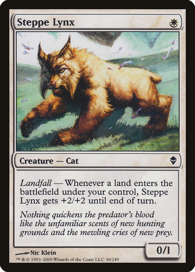 Steppe Lynx [Zendikar] | Card Merchant Takapuna