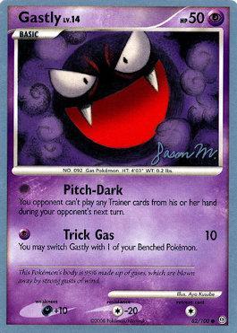 Gastly LV.14 (62/100) (Queengar - Jason Martinez) [World Championships 2009] | Card Merchant Takapuna