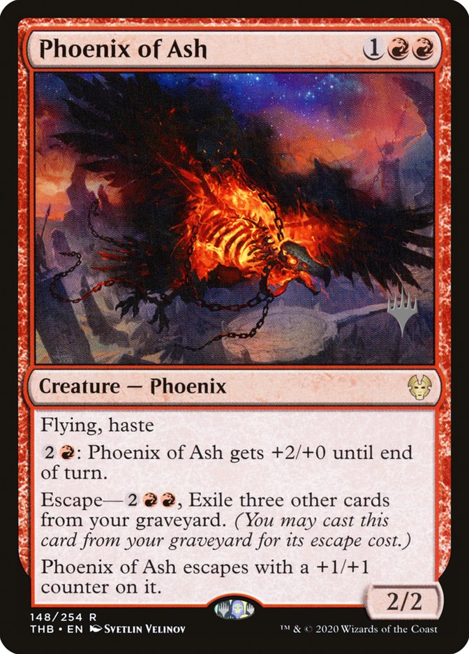 Phoenix of Ash (Promo Pack) [Theros Beyond Death Promos] | Card Merchant Takapuna