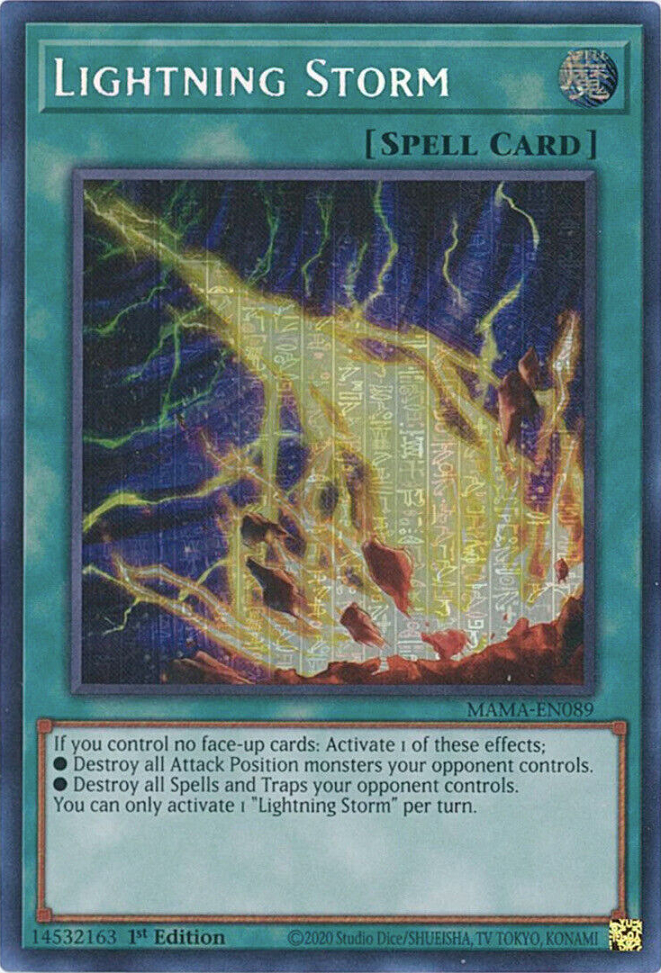 Lightning Storm [MAMA-EN089] Ultra Pharaoh's Rare | Card Merchant Takapuna
