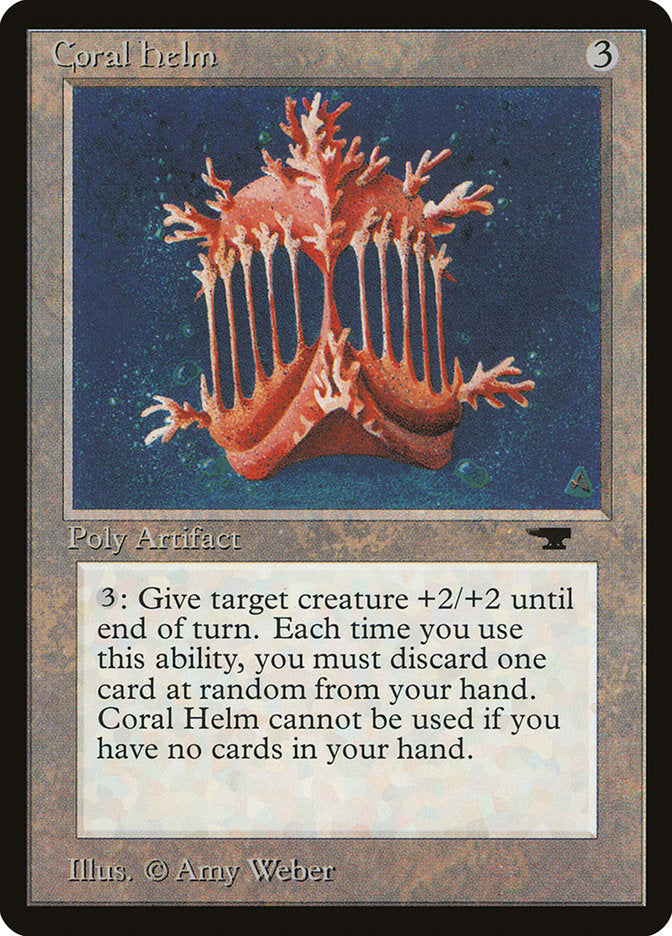 Coral Helm [Antiquities] | Card Merchant Takapuna
