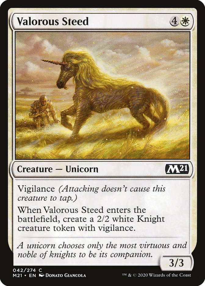 Valorous Steed [Core Set 2021] | Card Merchant Takapuna