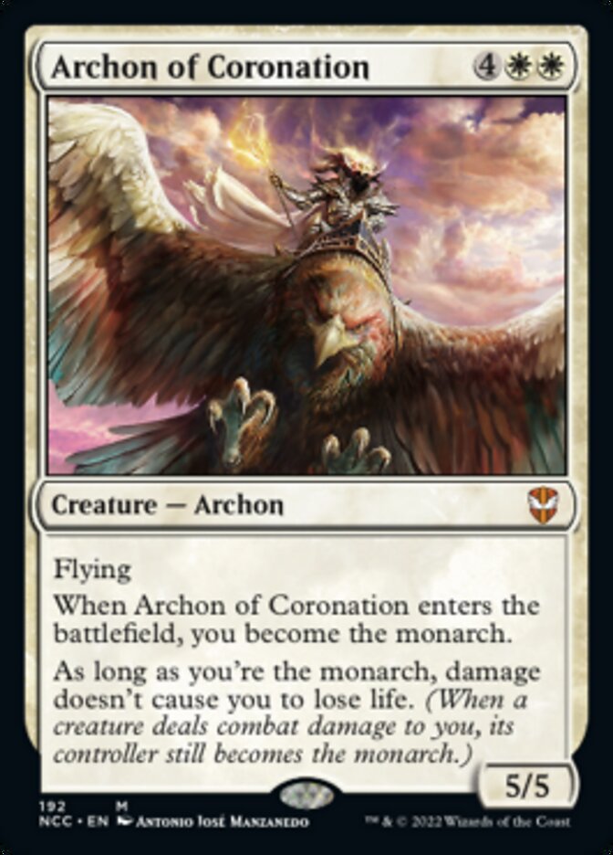 Archon of Coronation [Streets of New Capenna Commander] | Card Merchant Takapuna
