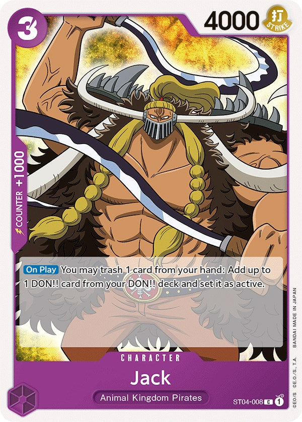 Jack [Starter Deck: Animal Kingdom Pirates] | Card Merchant Takapuna