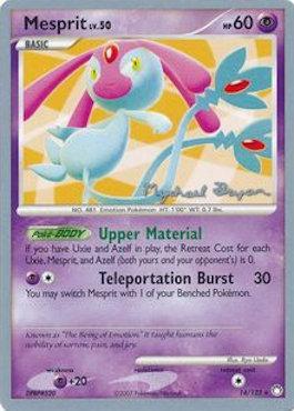 Mesprit LV.30 (14/123) (Happy Luck - Mychael Bryan) [World Championships 2010] | Card Merchant Takapuna