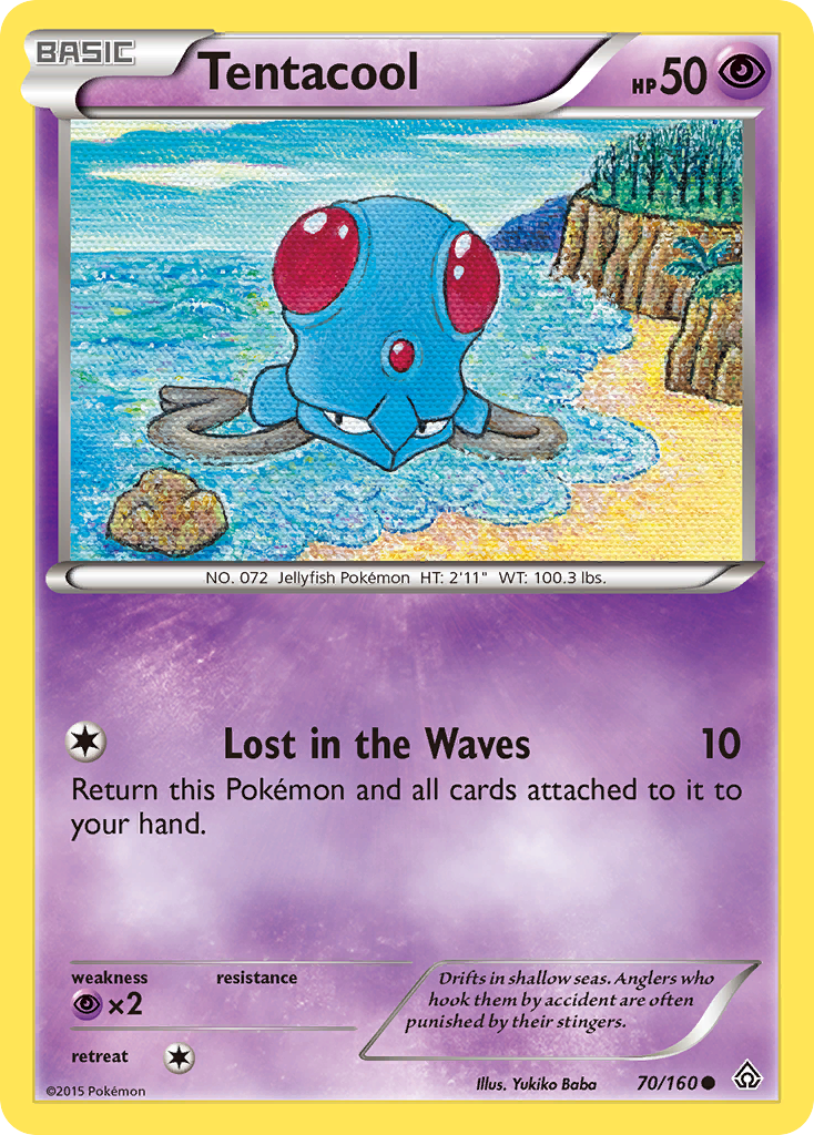 Tentacool (70/160) [XY: Primal Clash] | Card Merchant Takapuna