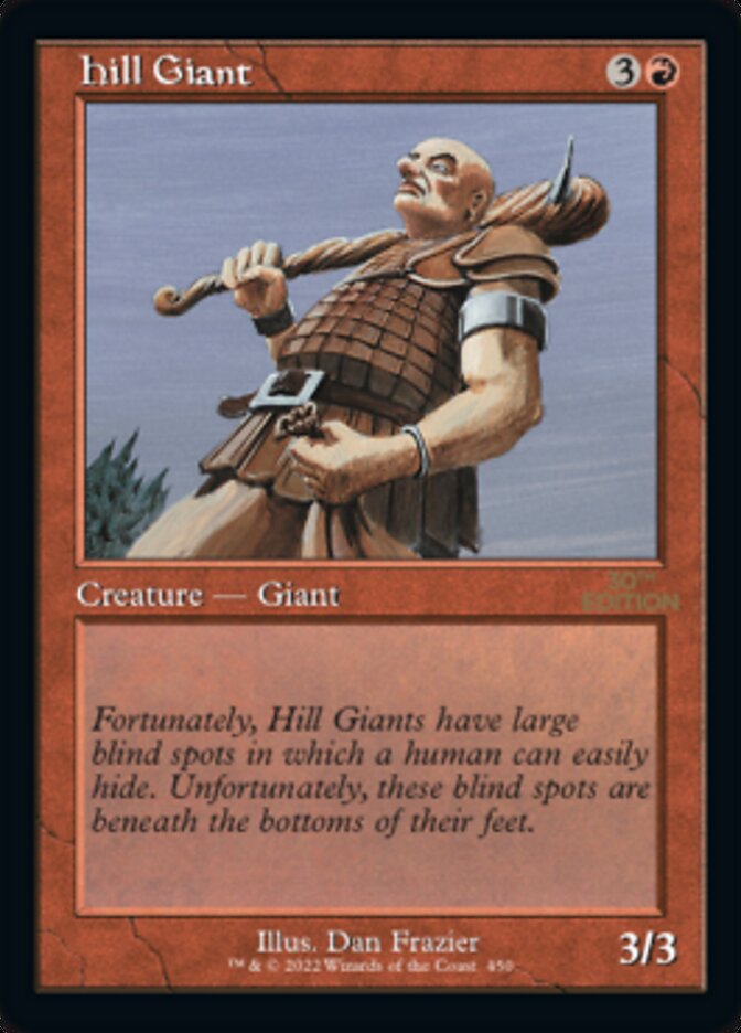 Hill Giant (Retro) [30th Anniversary Edition] | Card Merchant Takapuna
