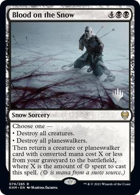 Blood on the Snow (Promo Pack) [Kaldheim Promos] | Card Merchant Takapuna