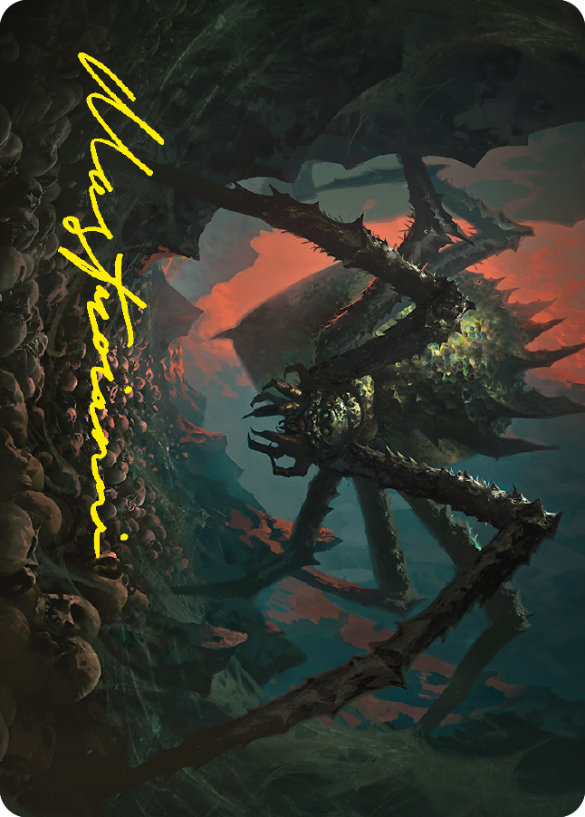 Shelob, Child of Ungoliant Art Card (Gold-Stamped Signature) [The Lord of the Rings: Tales of Middle-earth Art Series] | Card Merchant Takapuna