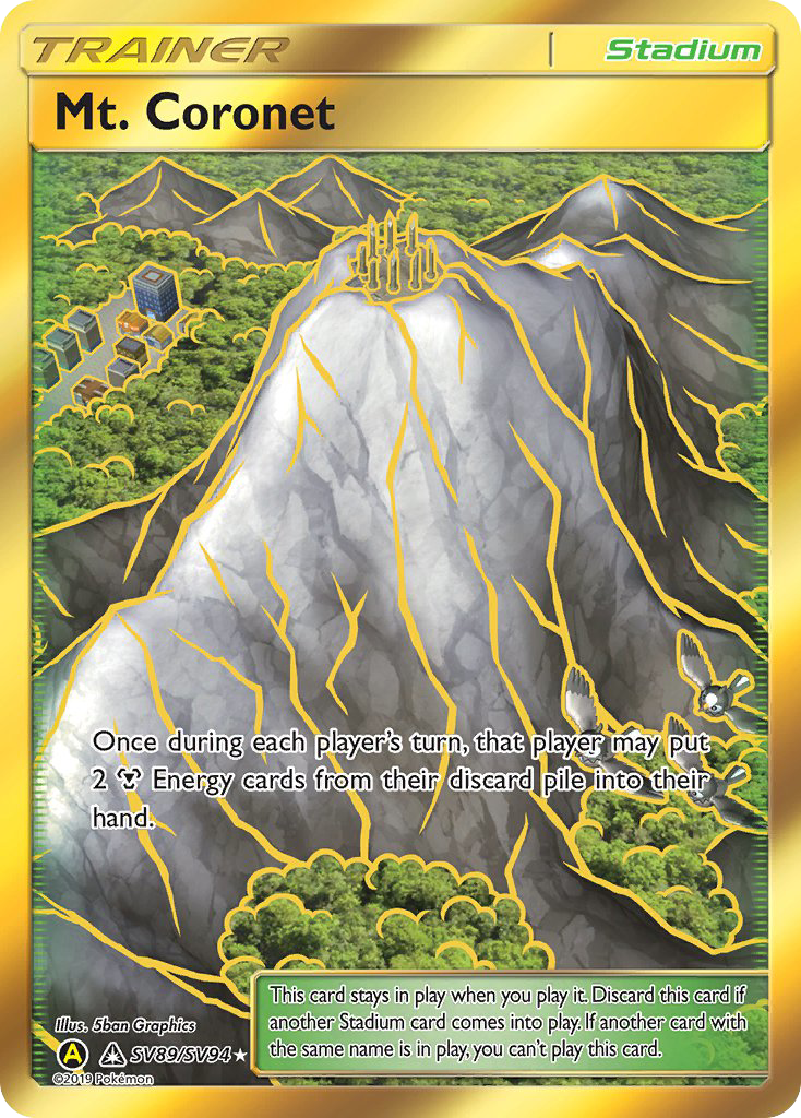 Mt. Coronet (SV89/SV94) [Sun & Moon: Hidden Fates - Shiny Vault] | Card Merchant Takapuna