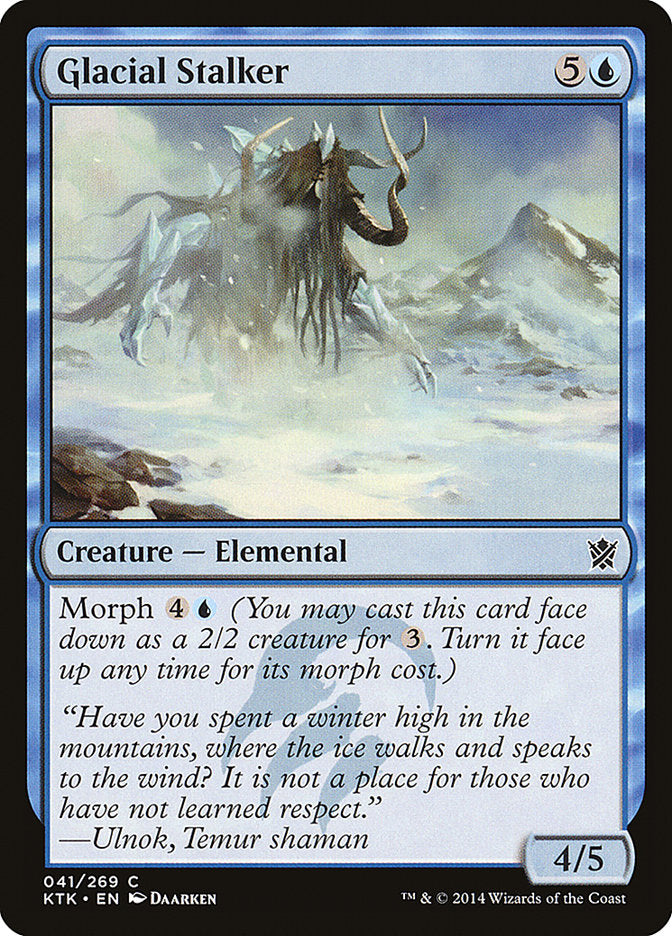 Glacial Stalker [Khans of Tarkir] | Card Merchant Takapuna