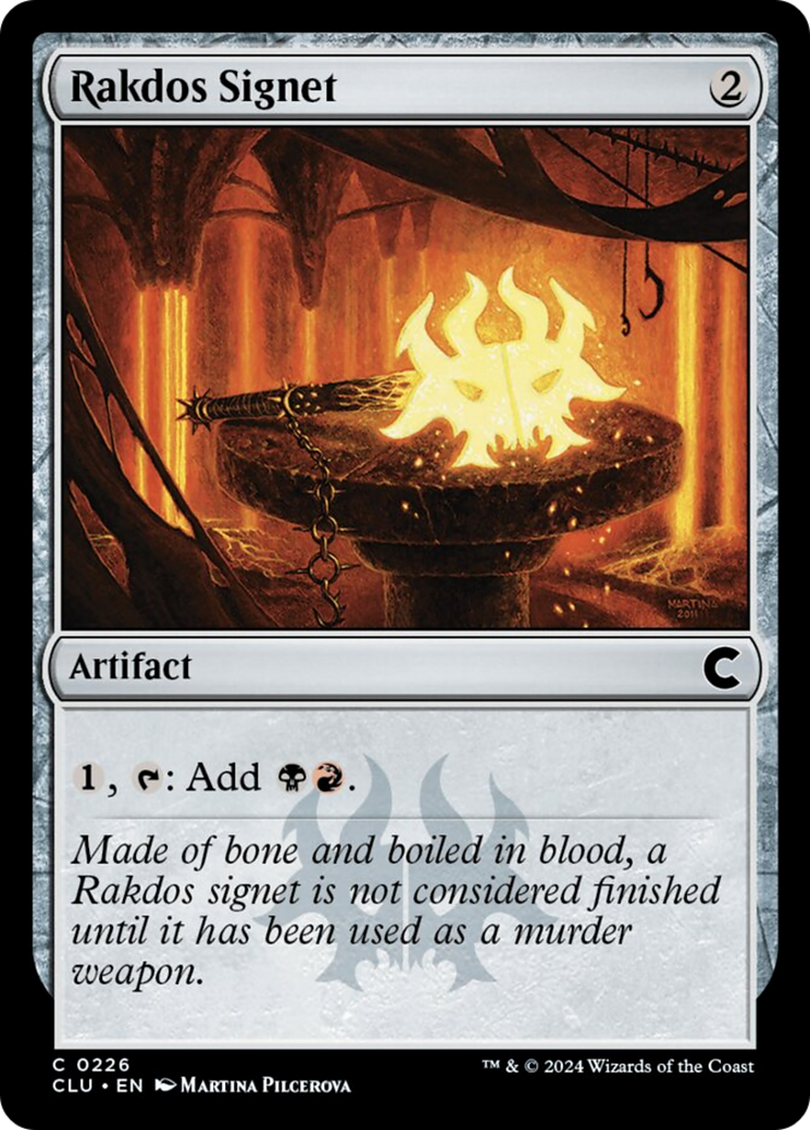 Rakdos Signet [Ravnica: Clue Edition] | Card Merchant Takapuna