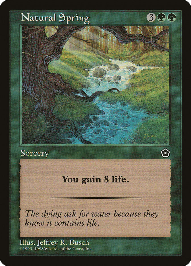 Natural Spring [Portal Second Age] | Card Merchant Takapuna