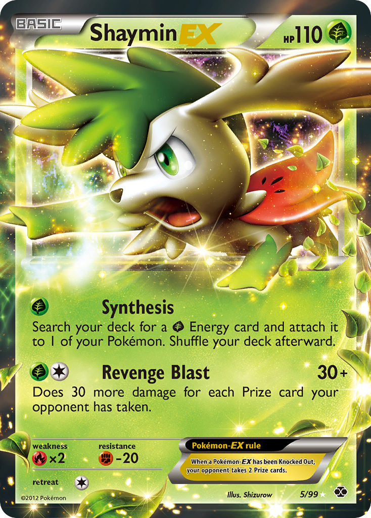 Shaymin EX (5/99) [Black & White: Next Destinies] | Card Merchant Takapuna