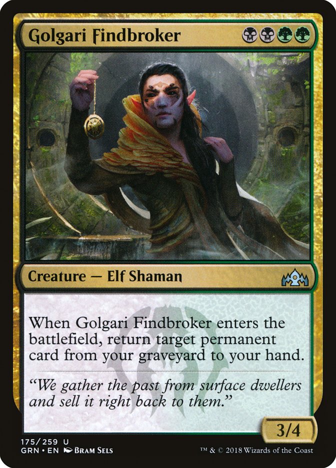 Golgari Findbroker [Guilds of Ravnica] | Card Merchant Takapuna