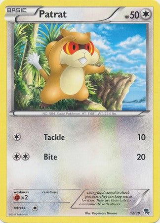Patrat (12/30) [Black & White: Trainer Kit - Zoroark] | Card Merchant Takapuna