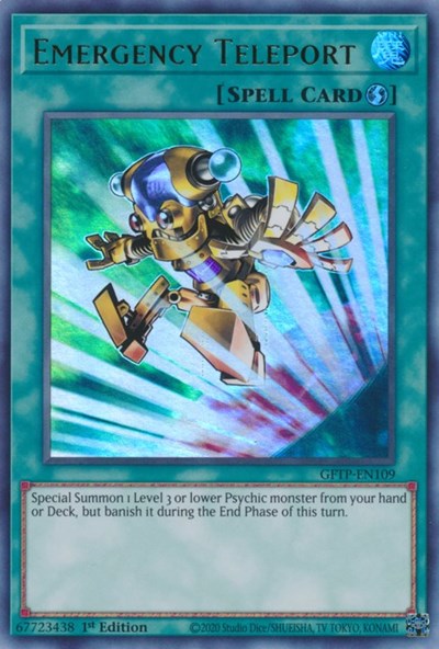 Emergency Teleport [GFTP-EN109] Ultra Rare | Card Merchant Takapuna