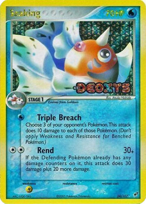 Seaking (24/107) (Stamped) [EX: Deoxys] | Card Merchant Takapuna