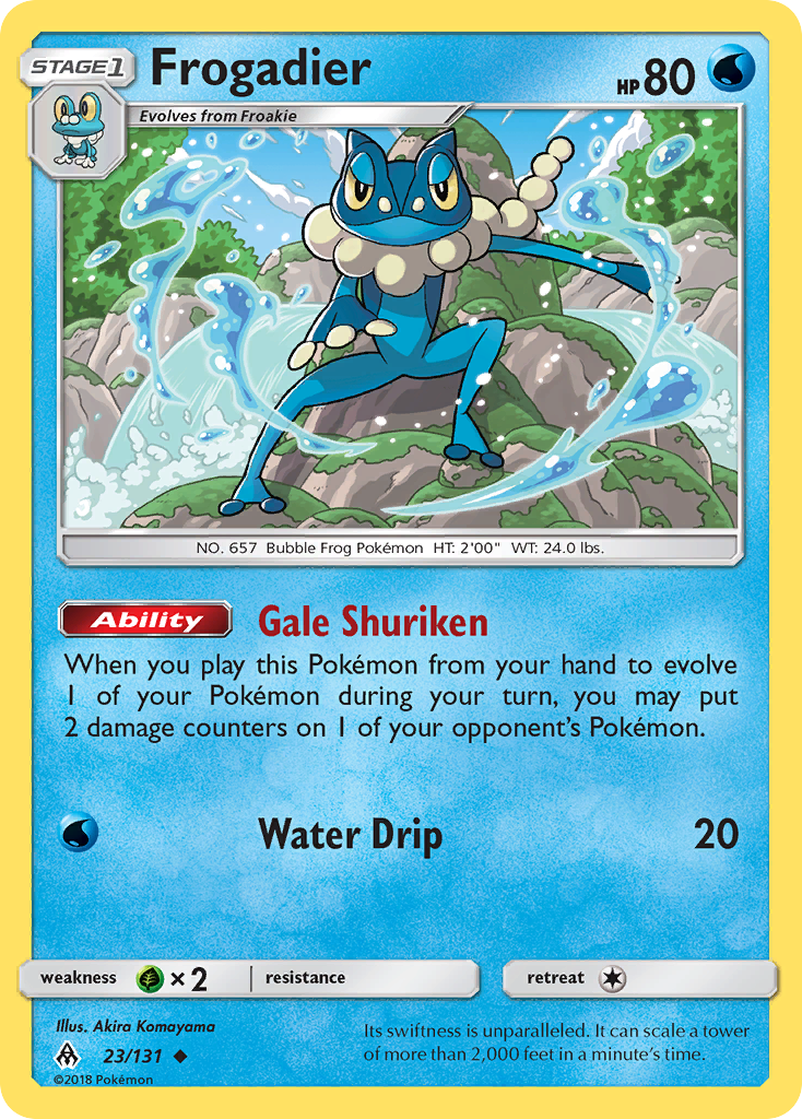 Frogadier (23/131) [Sun & Moon: Forbidden Light] | Card Merchant Takapuna