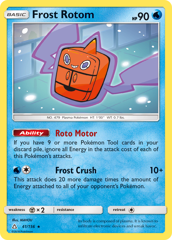 Frost Rotom (41/156) [Sun & Moon: Ultra Prism] | Card Merchant Takapuna