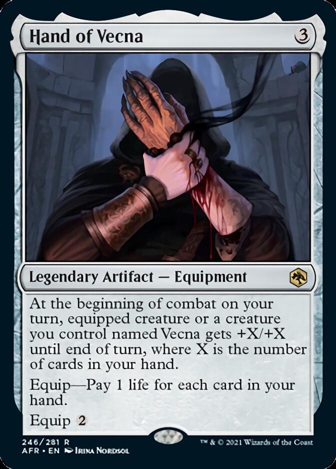 Hand of Vecna [Dungeons & Dragons: Adventures in the Forgotten Realms] | Card Merchant Takapuna